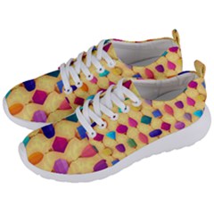Colorful Background Stones Jewels Men s Lightweight Sports Shoes