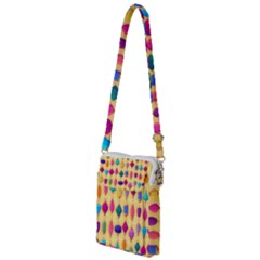 Colorful Background Stones Jewels Multi Function Travel Bag by HermanTelo