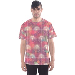 Colorful Background Abstract Men s Sports Mesh Tee