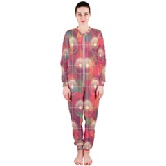 Colorful Background Abstract Onepiece Jumpsuit (ladies) 
