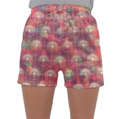 Colorful Background Abstract Sleepwear Shorts