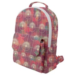 Colorful Background Abstract Flap Pocket Backpack (small)