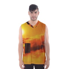 City Sun Clouds Smog Sky Yellow Men s Sportswear