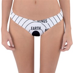 Earth Geocentric Jupiter Mars Reversible Hipster Bikini Bottoms
