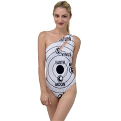 Earth Geocentric Jupiter Mars To One Side Swimsuit