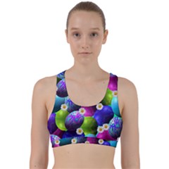 Eggs Happy Easter Back Weave Sports Bra by HermanTelo