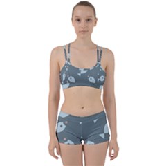 Fish Star Water Pattern Perfect Fit Gym Set