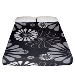 Floral Pattern Fitted Sheet (king Size)