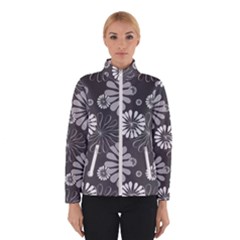 Floral Pattern Winter Jacket