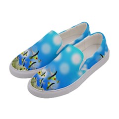 Fish Underwater Sea World Women s Canvas Slip Ons