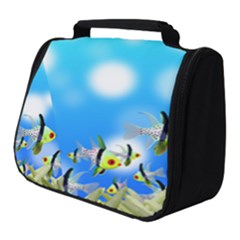 Fish Underwater Sea World Full Print Travel Pouch (small)