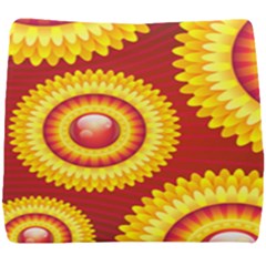 Floral Abstract Background Texture Seat Cushion by HermanTelo