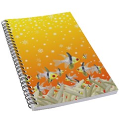 Fish Snow Coral Fairy Tale 5 5  X 8 5  Notebook by HermanTelo