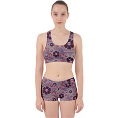 Floral Flower Stylised Work It Out Gym Set