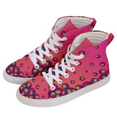 Funny Texture Men s Hi-top Skate Sneakers