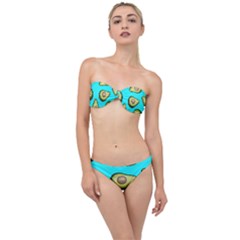 Fruite Avocado Classic Bandeau Bikini Set by HermanTelo