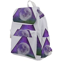 Form Triangle Moon Space Top Flap Backpack by HermanTelo