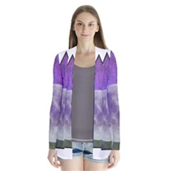 Form Triangle Moon Space Drape Collar Cardigan by HermanTelo