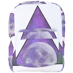 Form Triangle Moon Space Full Print Backpack