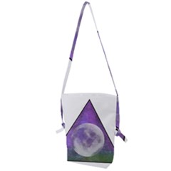 Form Triangle Moon Space Folding Shoulder Bag