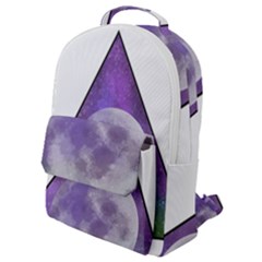 Form Triangle Moon Space Flap Pocket Backpack (small)