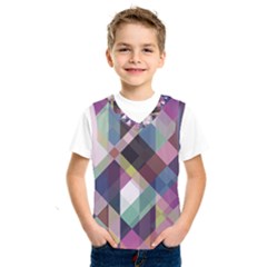 Geometric Blue Violet Pink Kids  Sportswear
