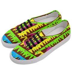 Illustration Abstract Graphic Rainbow Women s Classic Low Top Sneakers by HermanTelo