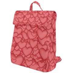 Hearts Love Valentine Flap Top Backpack by HermanTelo