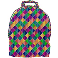 Geometric Triangle Mini Full Print Backpack