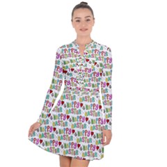 Holidays Happy Easter Long Sleeve Panel Dress by HermanTelo