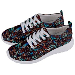 Mosaic Abstract Men s Lightweight Sports Shoes