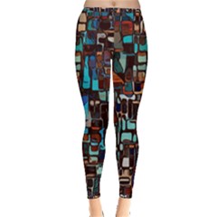 Mosaic Abstract Inside Out Leggings