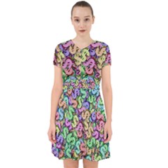 Money Currency Rainbow Adorable In Chiffon Dress