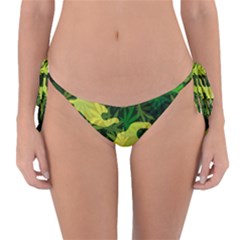 Marijuana Camouflage Cannabis Drug Reversible Bikini Bottom