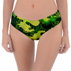 Marijuana Camouflage Cannabis Drug Reversible Classic Bikini Bottoms by HermanTelo