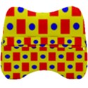 Pattern Circle Plaid Velour Head Support Cushion View2