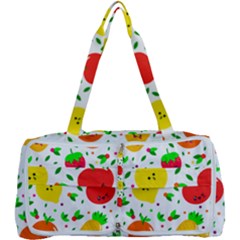 Pattern Fruits Orange Green Multi Function Bag