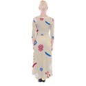 Pattern Culture Tribe American Quarter Sleeve Wrap Maxi Dress View2