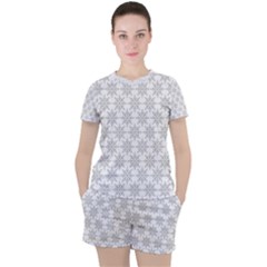 Ornamental Star Mandala Women s Tee And Shorts Set