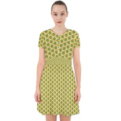 Pattern Halloween Pumpkin Color Green Adorable In Chiffon Dress