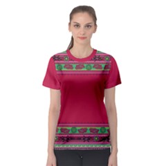 Ornaments Mexico Cheerful Women s Sport Mesh Tee