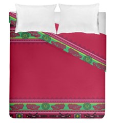 Ornaments Mexico Cheerful Duvet Cover Double Side (queen Size)
