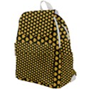 Pattern Halloween Pumpkin Color Yellow Top Flap Backpack View1