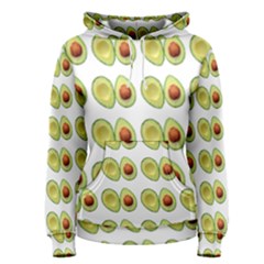 Pattern Avocado Green Fruit Women s Pullover Hoodie