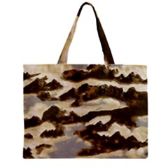 Mountains Ocean Clouds Zipper Mini Tote Bag