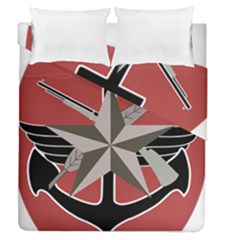 Emblem Of The Joint General Staff Of Armed Forces Of Republic Of Vietnam Duvet Cover Double Side (queen Size) by abbeyz71