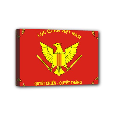Flag of Army of Republic of Vietnam Mini Canvas 6  x 4  (Stretched)