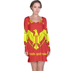 Flag of Army of Republic of Vietnam Long Sleeve Nightdress