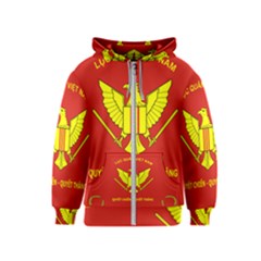 Flag of Army of Republic of Vietnam Kids  Zipper Hoodie