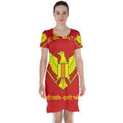 Flag of Army of Republic of Vietnam Short Sleeve Nightdress